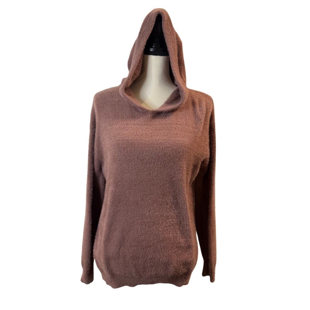 Volcom Women’s Mauve Fuzzy Hoodie Size XS